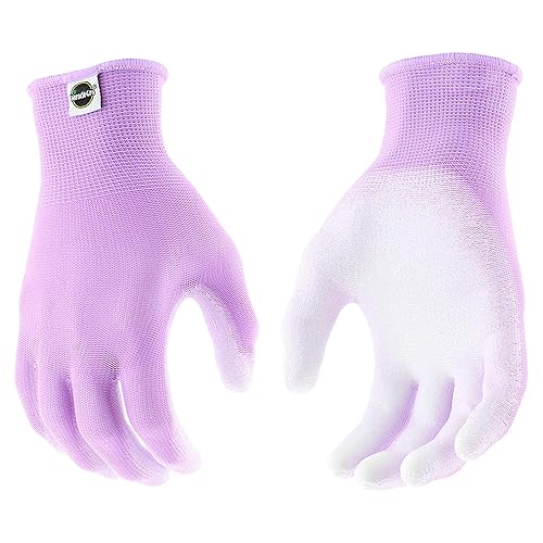 Miniatura 2 de Miracle-Gro MG64002-WML Lightweight Canvas Gardening Gloves – Floral Print, Medium-Large, Women’s Polycot Work Gloves with Knit Wrists