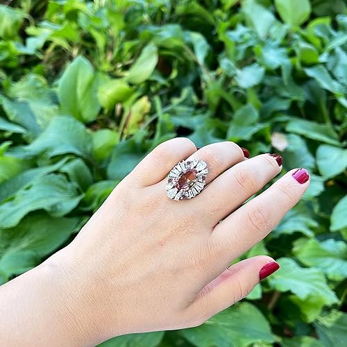 Miniatura 6 de Anillo de mujer de plata de piedra zultanita 925K - Exquisitas joyas de piedras preciosas para la venta - Anillo de plata sultanita - Diásporo turco