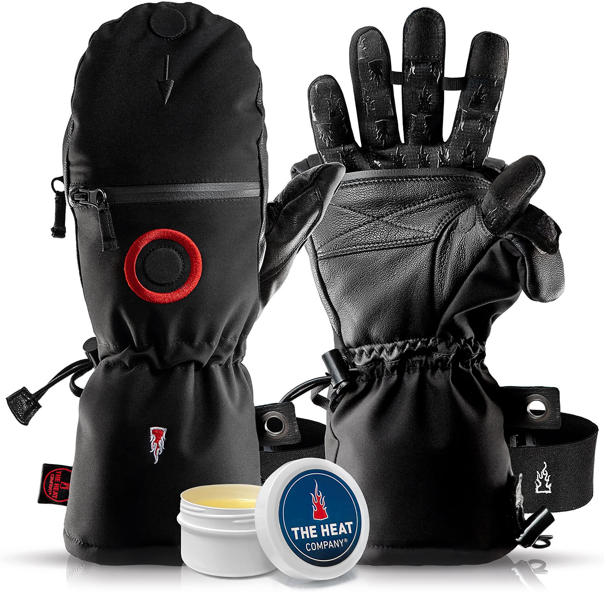 THE HEAT COMPANYHeat 3 SMART PRO - Premium Quality - Finger gloves and mitten in one - Handle your gear and still stay warm - No.1 Photography Gloves, Outdoor, Skiing