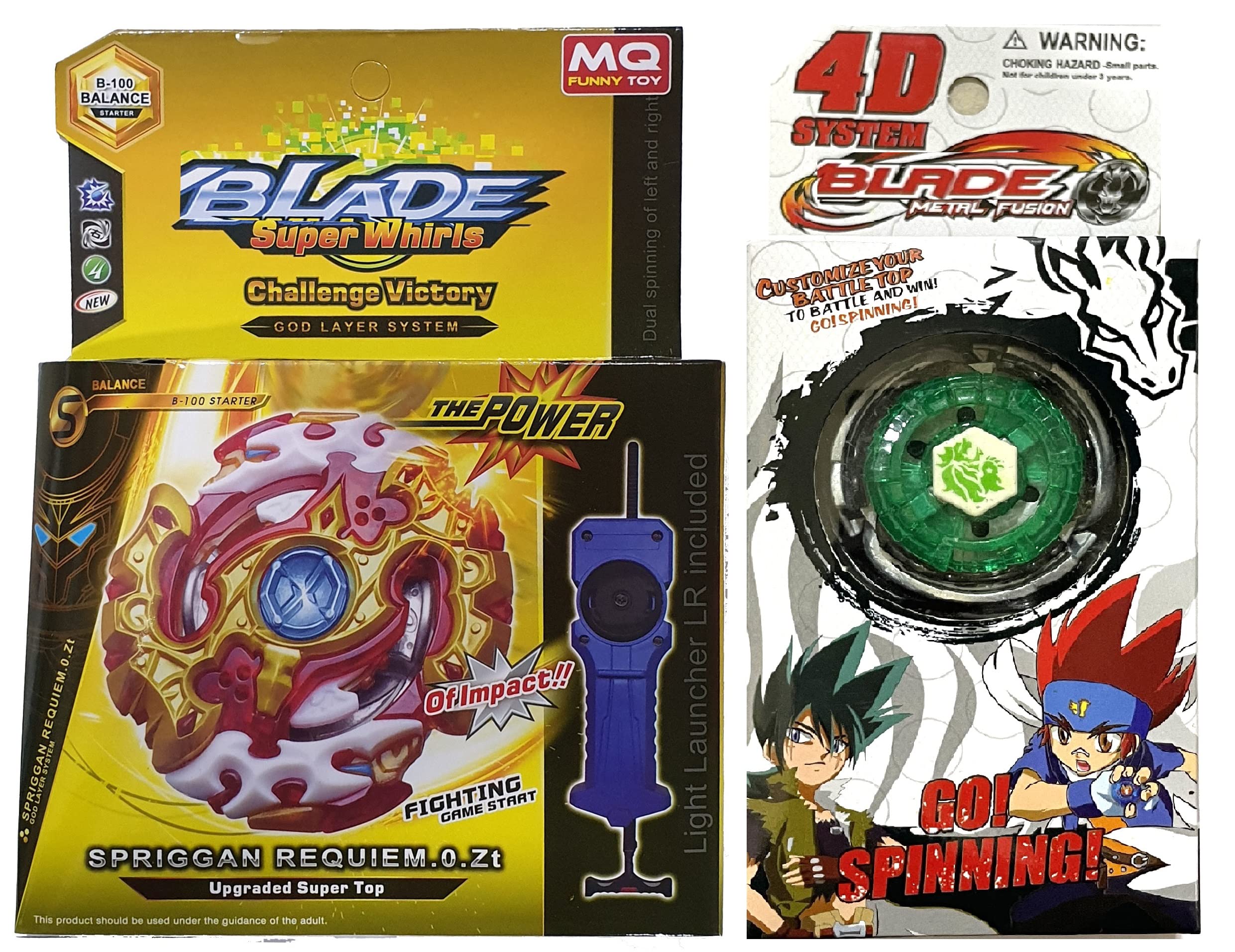 Buy AZAD57 Spinner Series Spriggan Requiem B-100 and Metal Masters