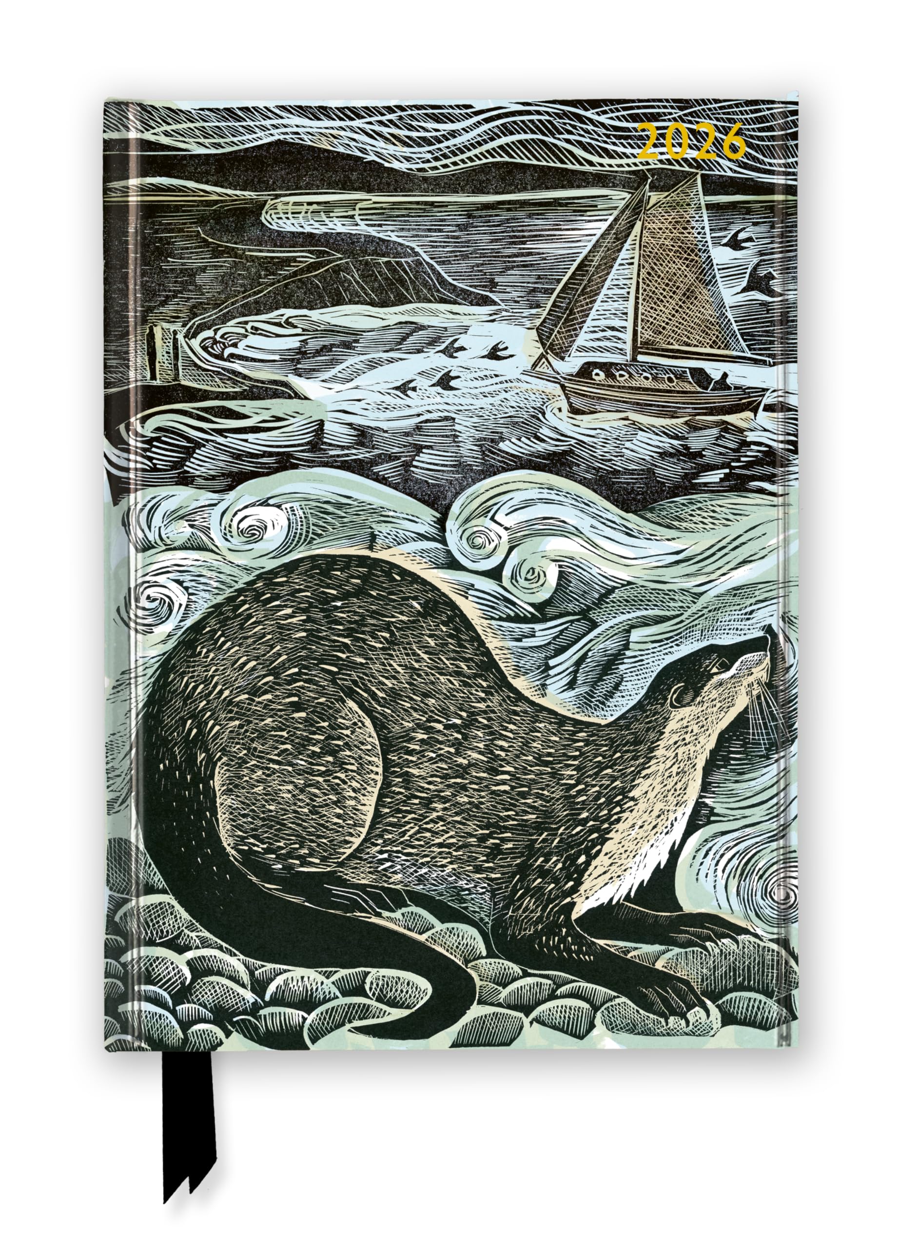 Angela Harding Shetland Otter And Wind