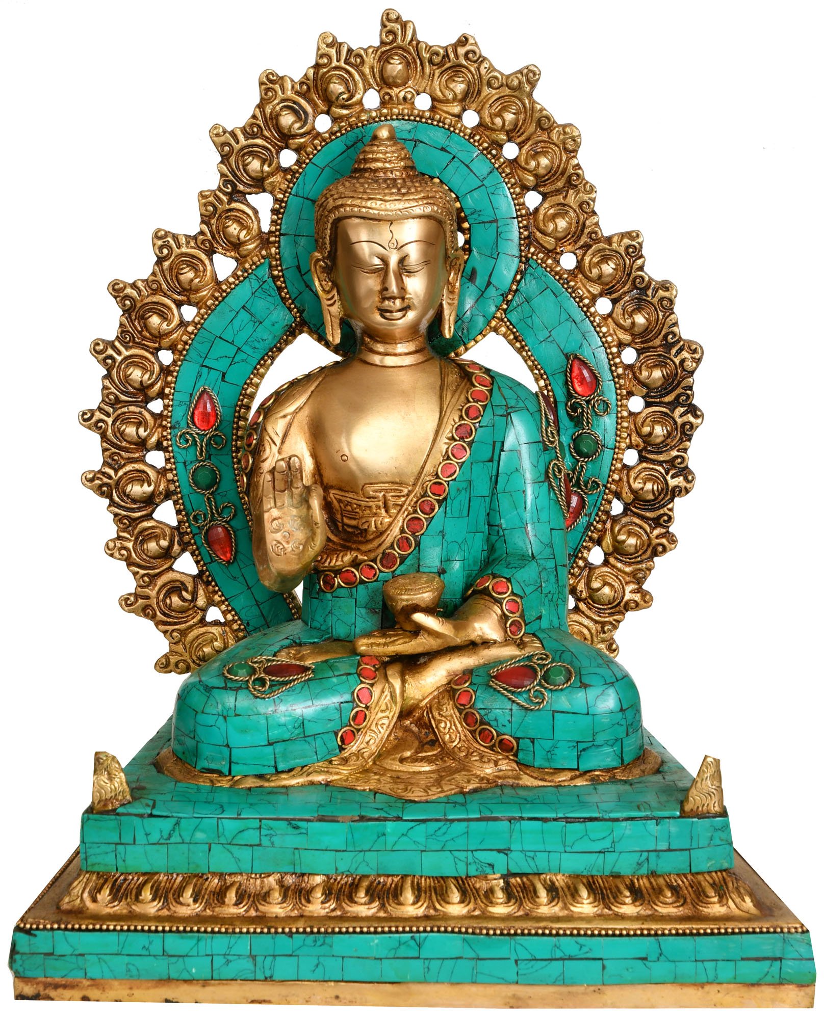 Statue Bouddha tibétain laiton : réduisez le stress avec un autel zen bouddhiste à la maison