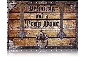 Definitely Not a Trap Door Doormat Non Slip Welcome Mat Indoor and...
