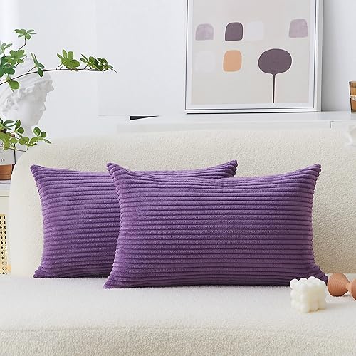 Miniatura 49 de Home Brilliant Fundas de Almohada Decorativas Blancas de 16x16, Juego de 2, Fundas de Almohada Decorativas de Acento, Funda de Almohada para Blanco