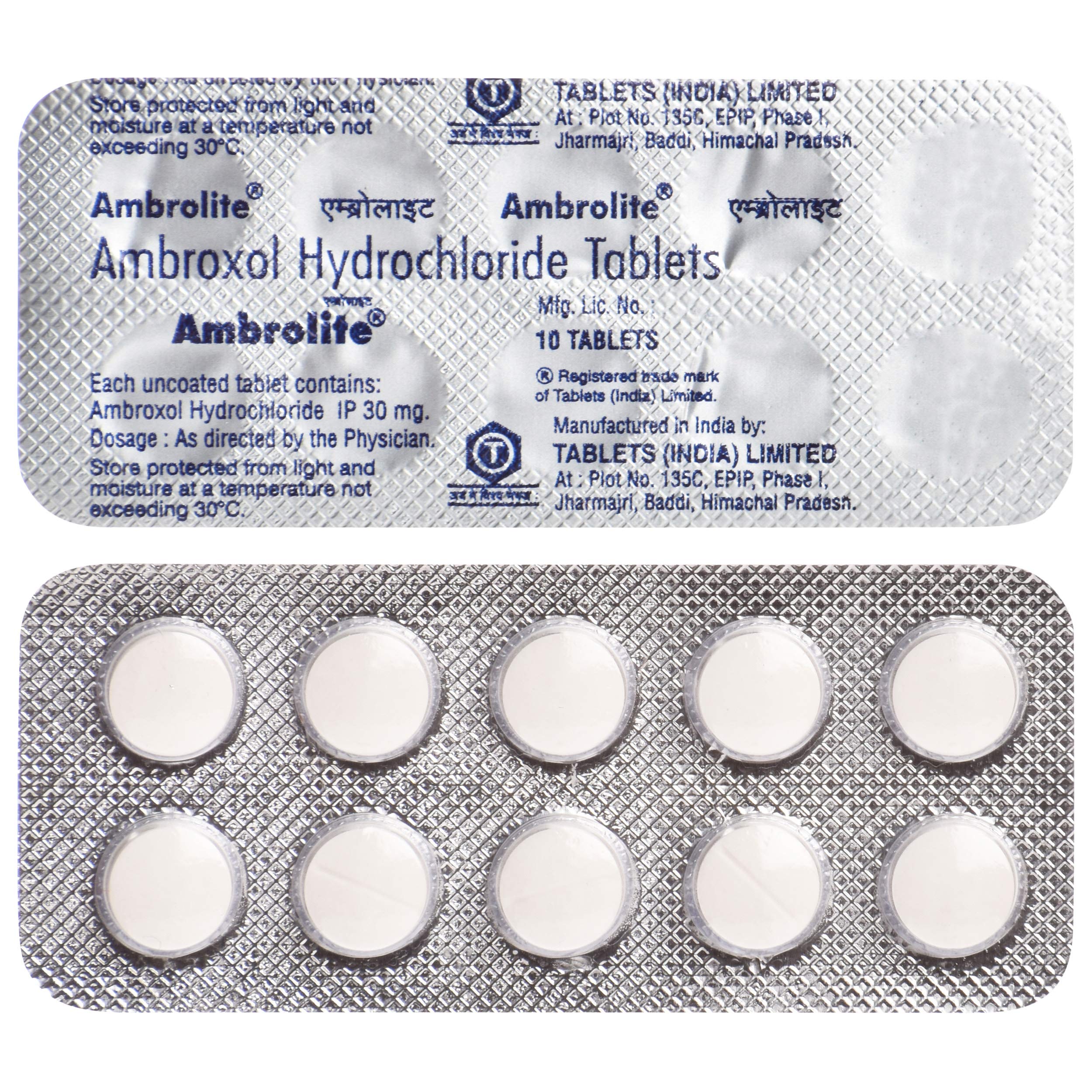 Ambrolite - Strip of 10 Tablets