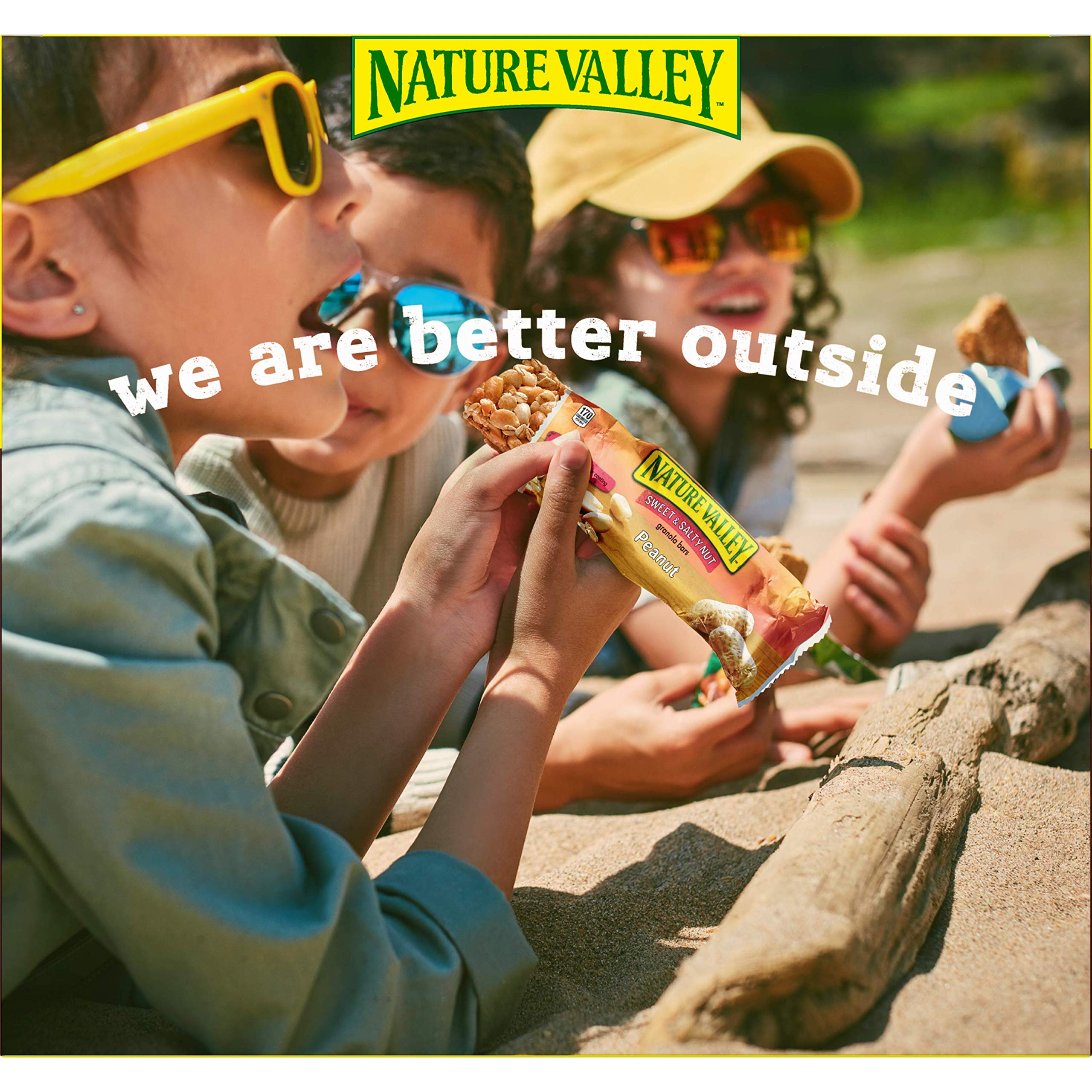 Nature Valley Granola Bars, Sweet and Salty Nut, Chocolate Pretzel, 6 Bars, 7.4 OZ (Pack of 12)