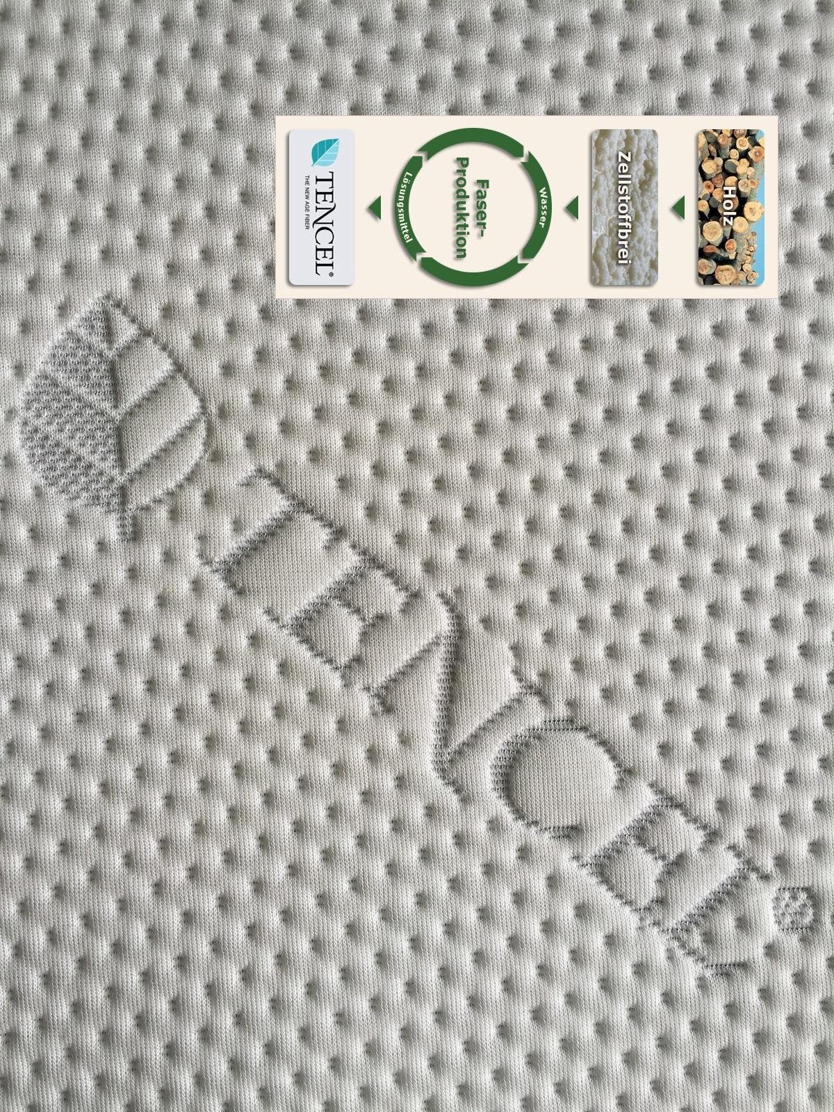 Vario Vital Nackenkissen Kopfkissen Ortho Dreams Visco Gelschaum entspannter Nacken bequemes Kissen Allergiker geeignet - individuell einstellbar Höhe und Härtegrad