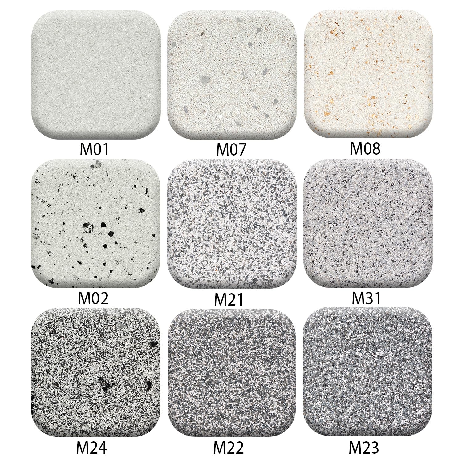 Intonaco in pietra colorata, 25 kg, Nero, M12, intonaco decorativo per interni ed esterni, intonaco per facciate, intonaco finito, intonaco pregiato, antigraffio