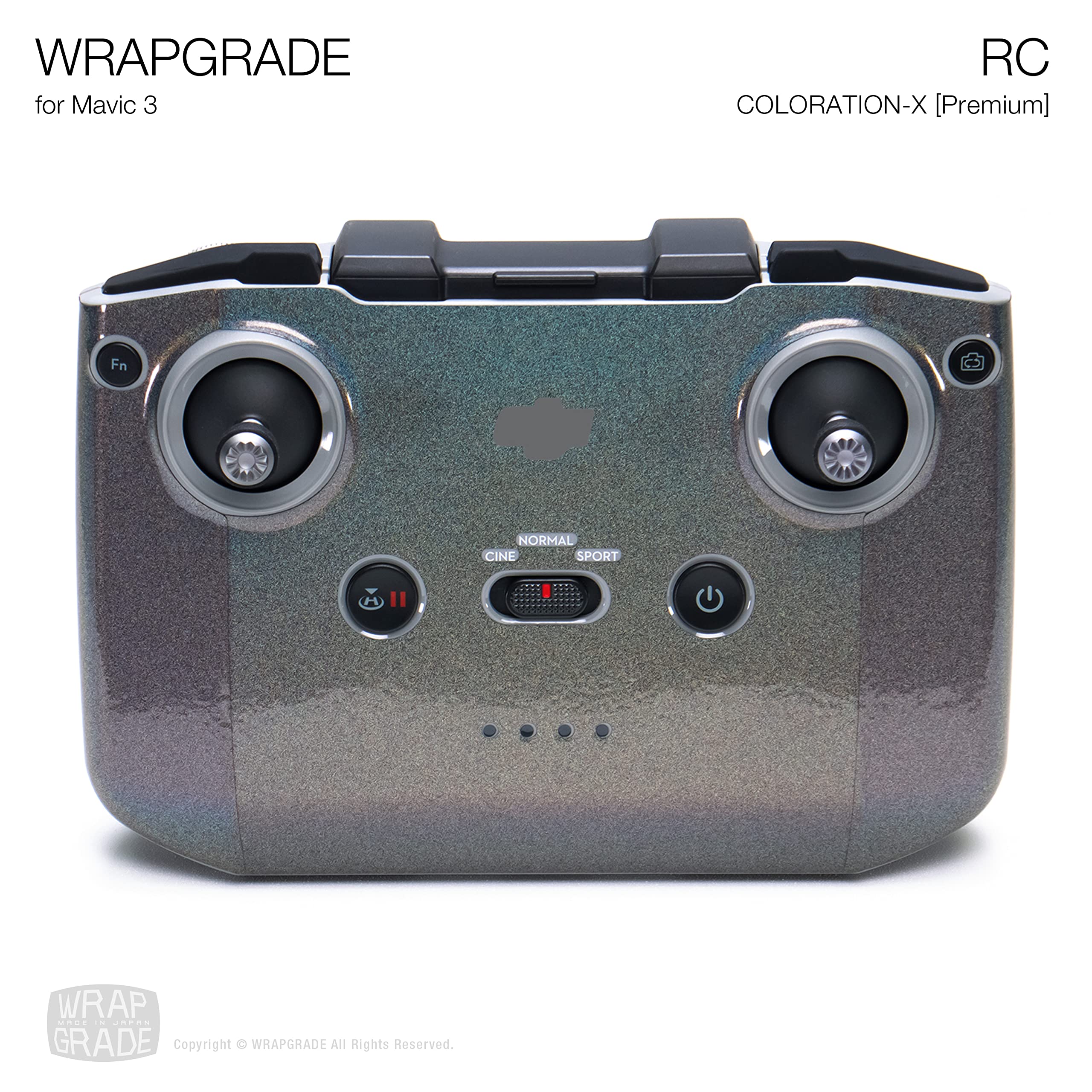 WRAPGRADE Skin Stickers for DJI RC-N1 (Coloration-X) - Image 2