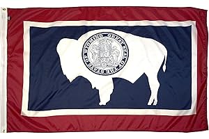 Wyoming State Nylon Flag
