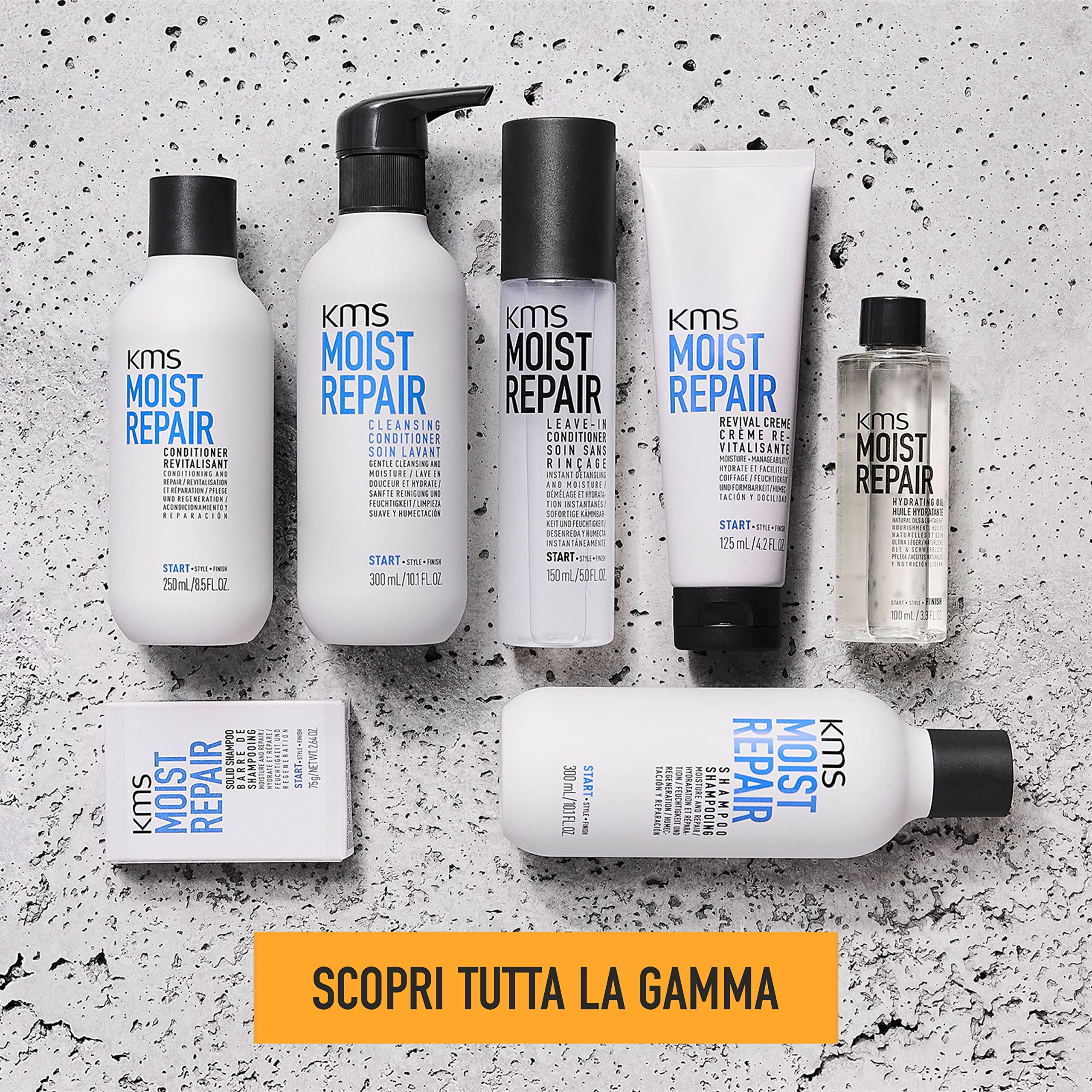 KMS MOISTREPAIR, Balsamo per capelli normali o secchi, 250ml