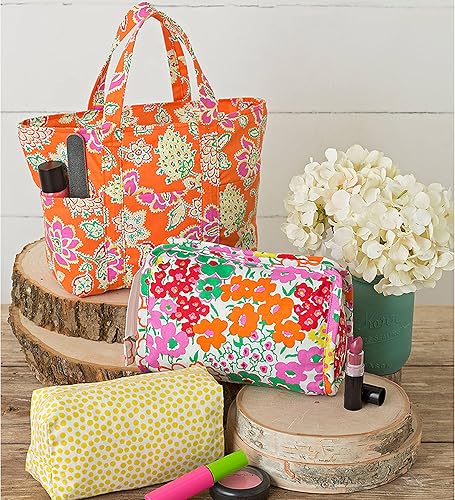 Miniatura 3 de Simplicity Paquete surtido de bolsas de cosméticos, código 9310 patrón de costura, tamaño único, blanco