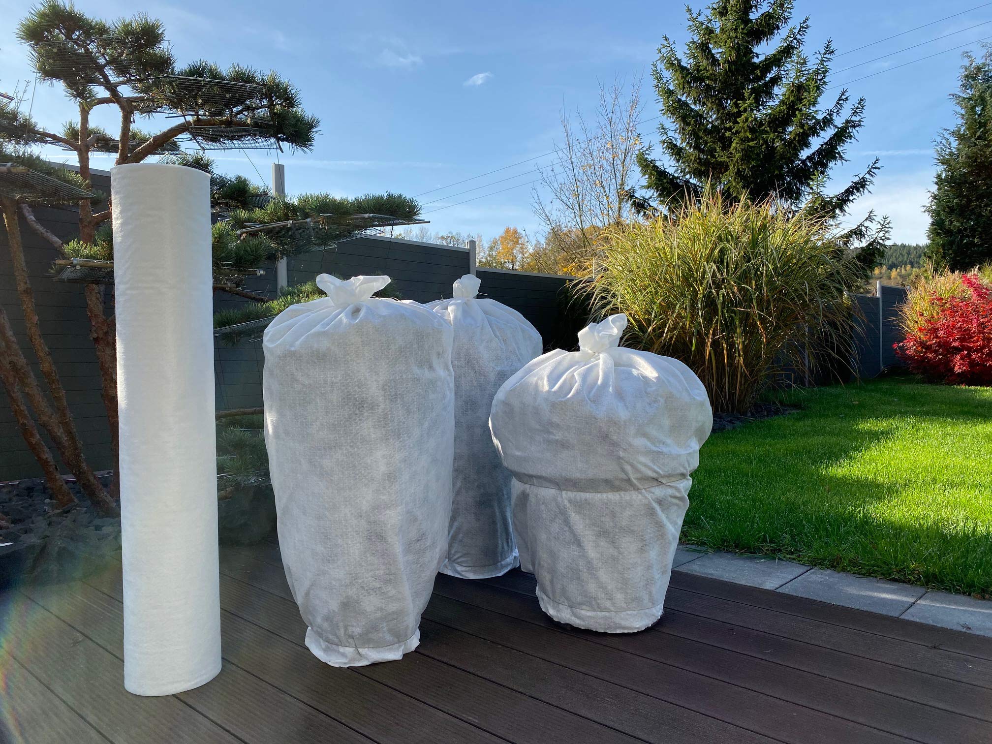 300g/500g/1000g Premium - Drainagevlies, Filtervlies (300g/m², 50m² (2m x 25m))
