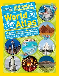 National Geographic Kids Ultimate Globetrotting World Atlas: Maps, Games, Activities, and More for Hours of Adventure-filled Fun! (NGK Atlases)