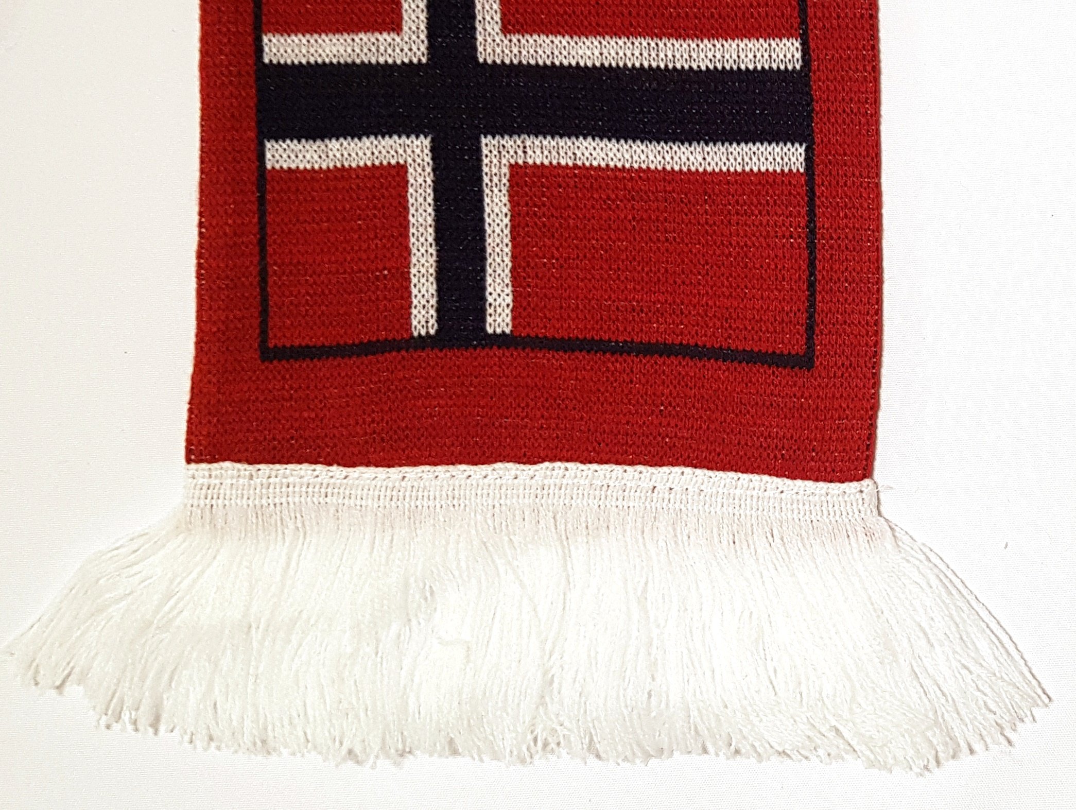 Euroscarves Norway Norge Norwegia piłka nożna szalik z dzianiny szal