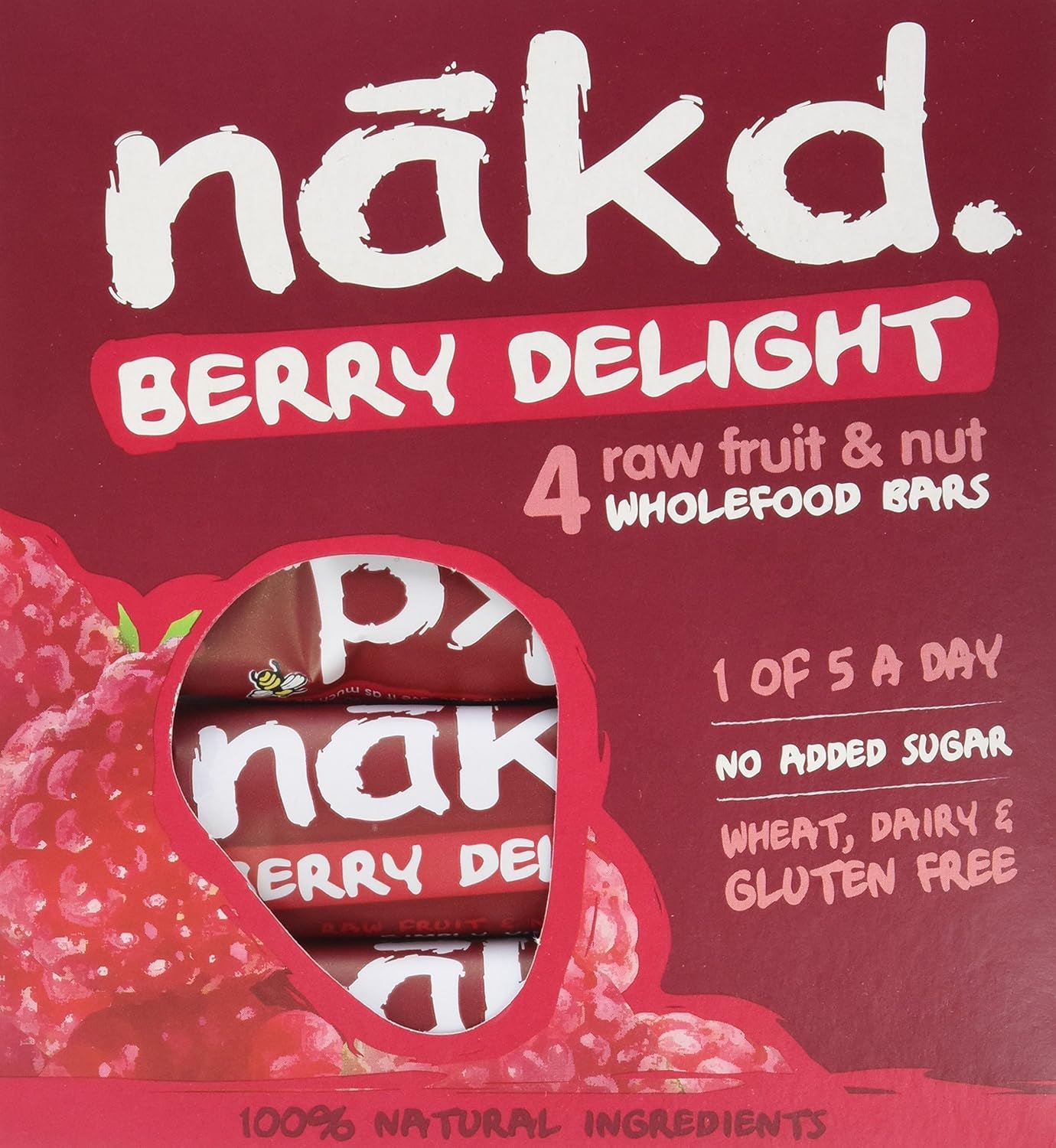 Nakd Bars Berry Delight 35 g (Pack of 3) Amazon.co.uk Grocery