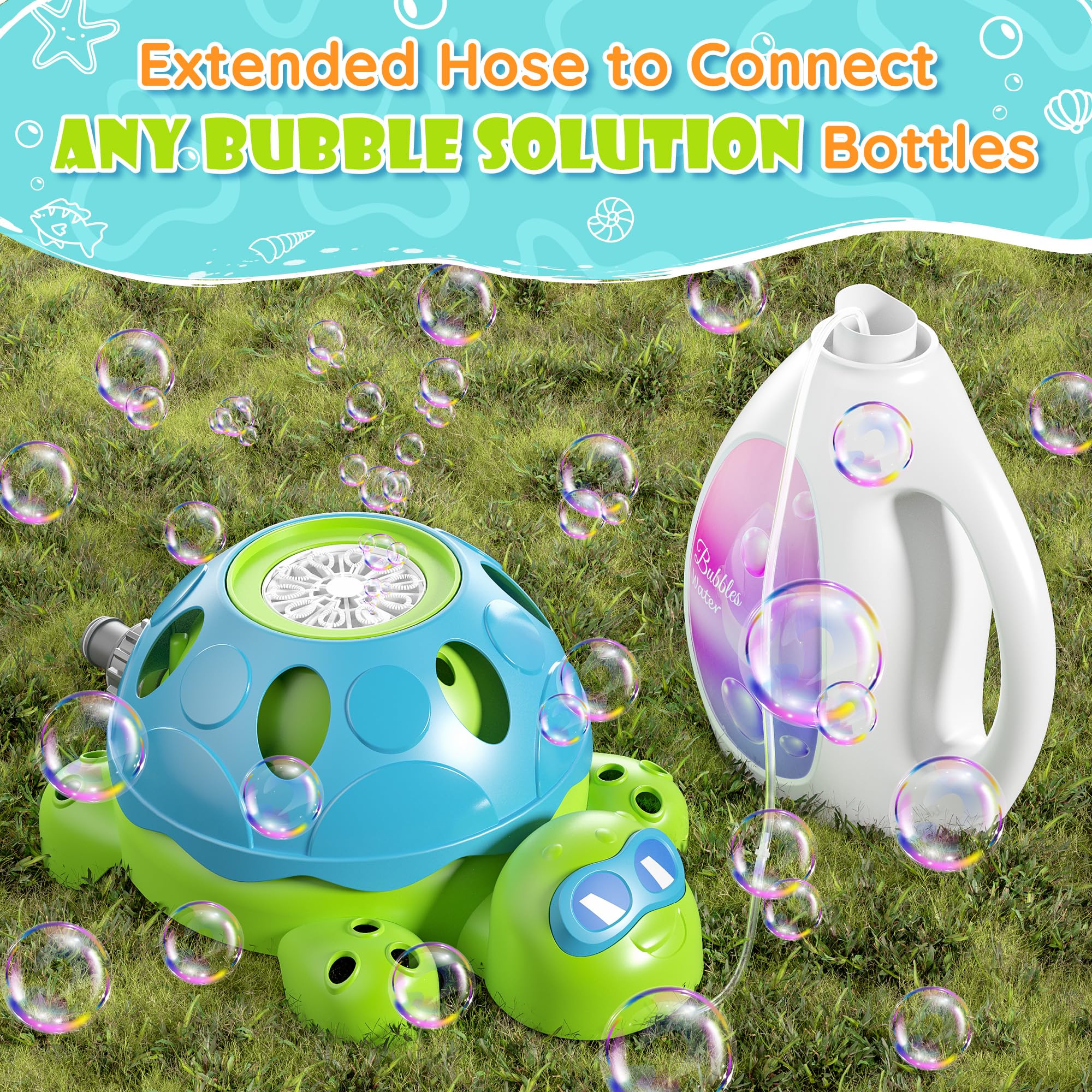 Kids Sprinkler Chiozgi Splash Sprinkler Bubble Machine For Kids