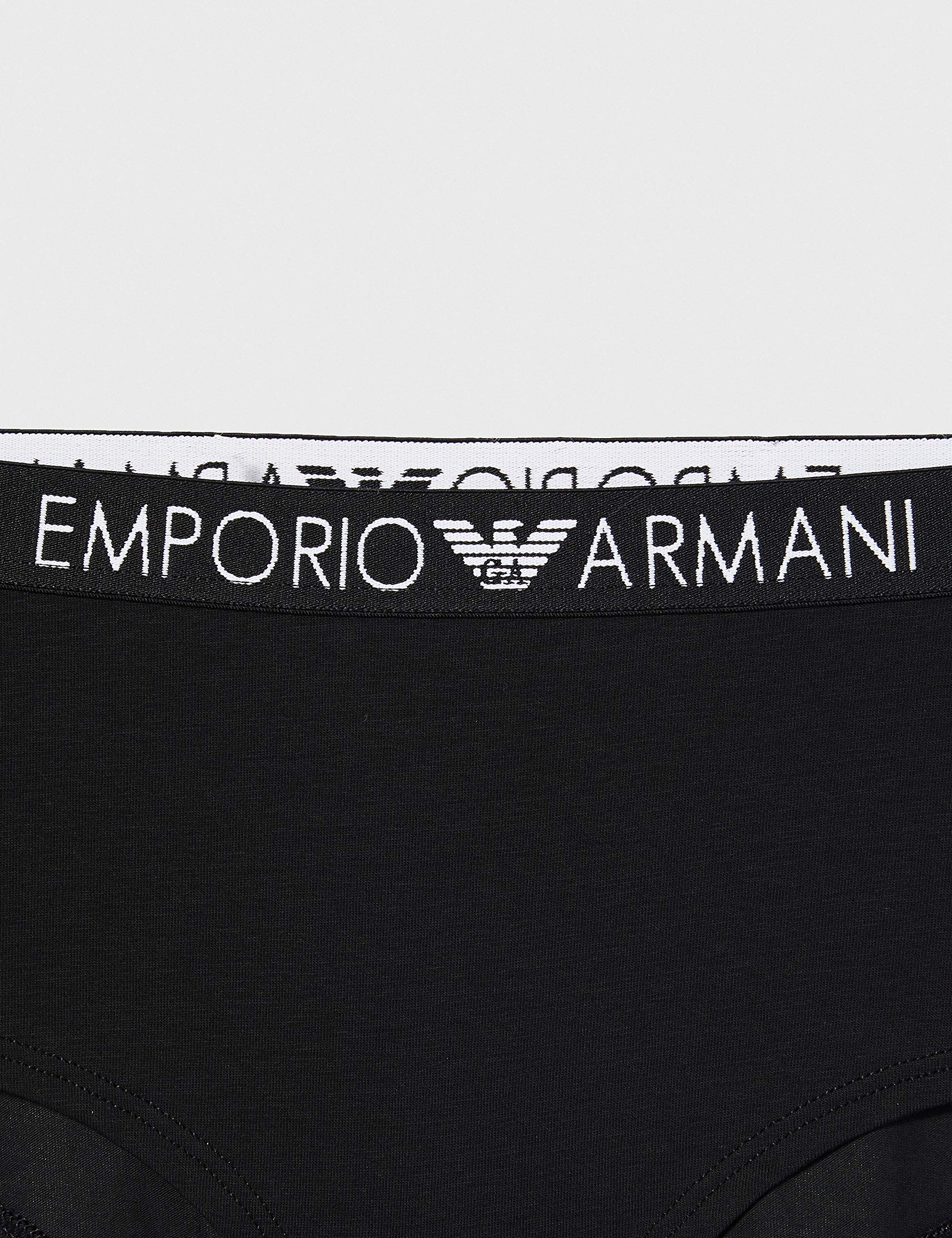 Emporio Armani Damen Bi-Pack Cheeky Pants Iconic Cotton Unterwäsche (2er