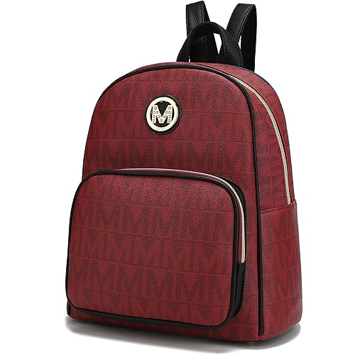 MKF Backpack Purse for Women Vegan Leather Top-Handle Ladies Fashion Travel Pocketbook Bag – Daypack