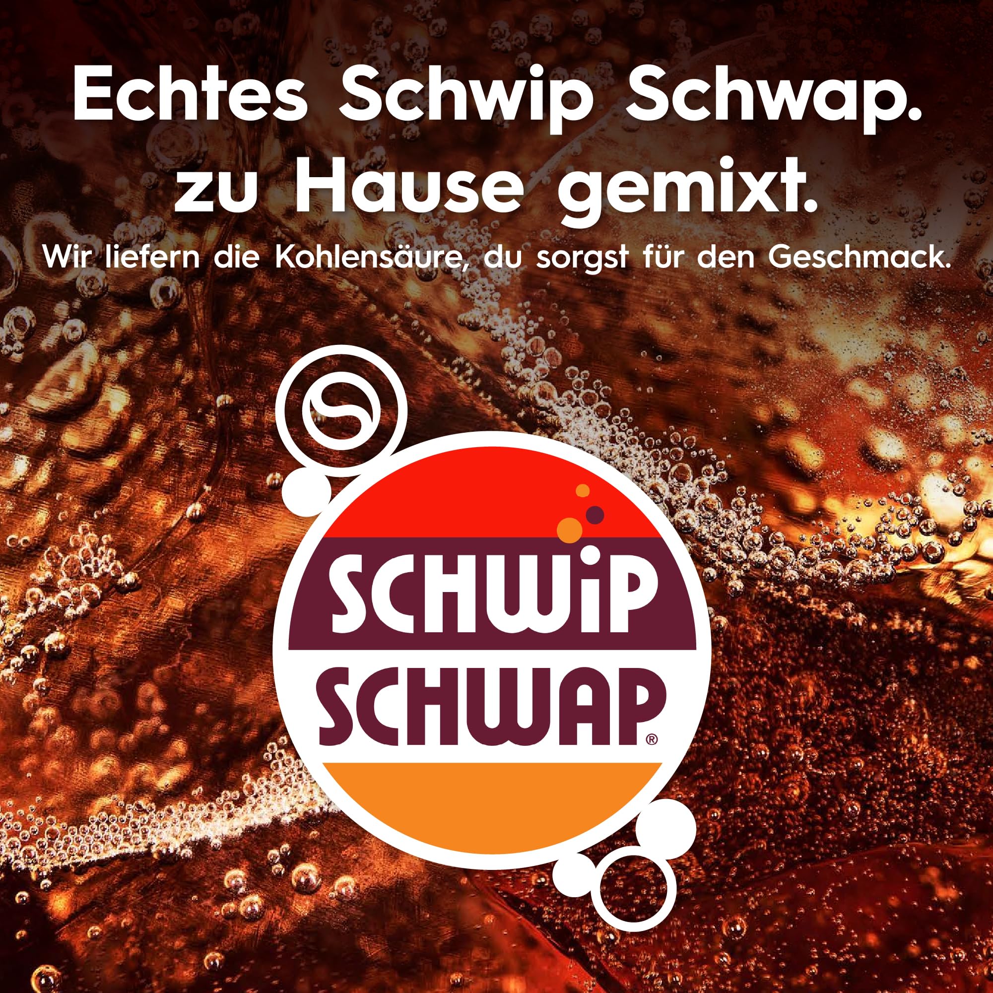 SodaStream drink mix Schwip Schwap · Cola-Orange Getränkesirup für Wassersprudler · 4 x 400ml