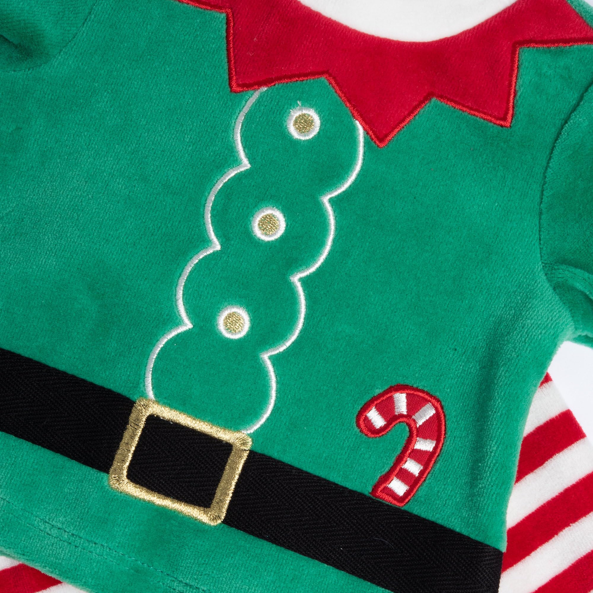 Chicco, Competo Natale Neonato e Neonata, in Calda e Morbida Ciniglia, con Comoda Apertura con Bottoncini, Abbigliamento Bambina e Bambino 0-24 Mesi, Idee Regalo Natale, Designed in Italy