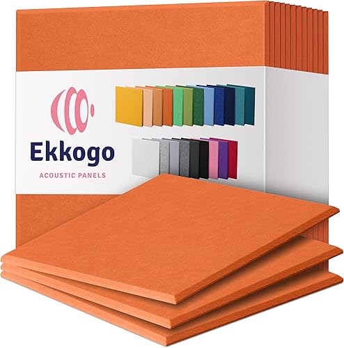 Miniatura 67 de Paneles insonorizantes de alta densidad para pared, forma cuadrada, paquete de 12 unidades de 12" x 12" x 0.4", color gris guijarro Gris (Pebble