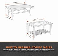 Vista 5 de Modern Leisure Garrison - Funda otomanamesa auxiliarhoguera de patio, tela resistente al agua, protección resistente para muebles de patio al aire