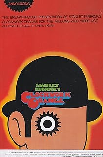 Stanley Kubrick's A Clockwork Orange - Miniature Film Poster/Book Clipping