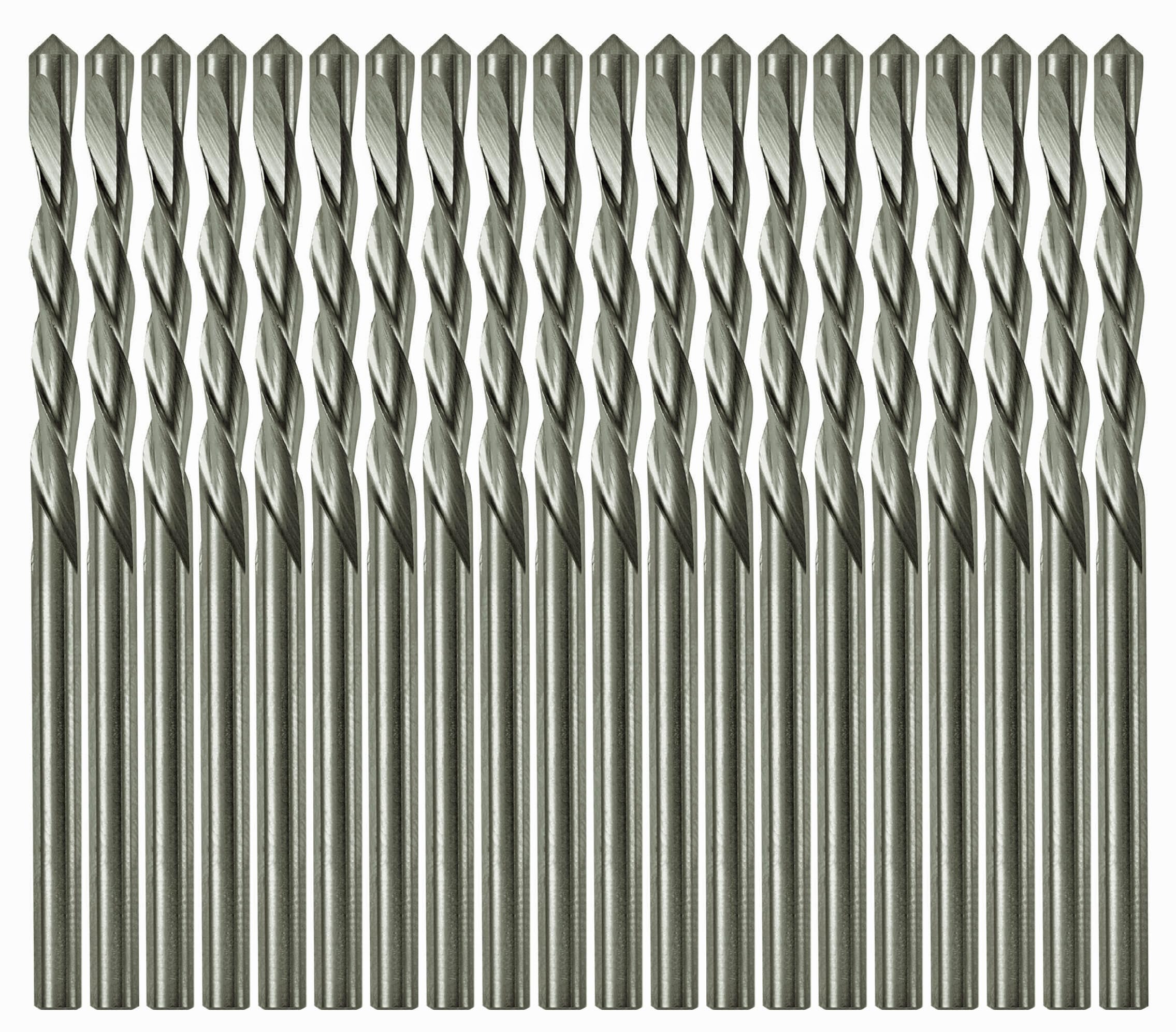 Drywall Cut Out Drill Bit 1/8" in. Guide Point Router Cutting Bits Tool Saw Bit Cutting for Gypsum Borad Drywall-20Pcs