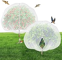 Vista 12 de Barrera de plagas de red de jardín: red ultrafina de 15 x 10 pies para protección de jardín, cubierta de hilera de cama elevada, mosquitera de malla