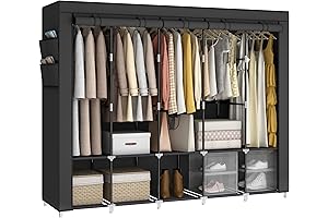 Homfa Wardrobe Closet: Amplify Storage Space and Style