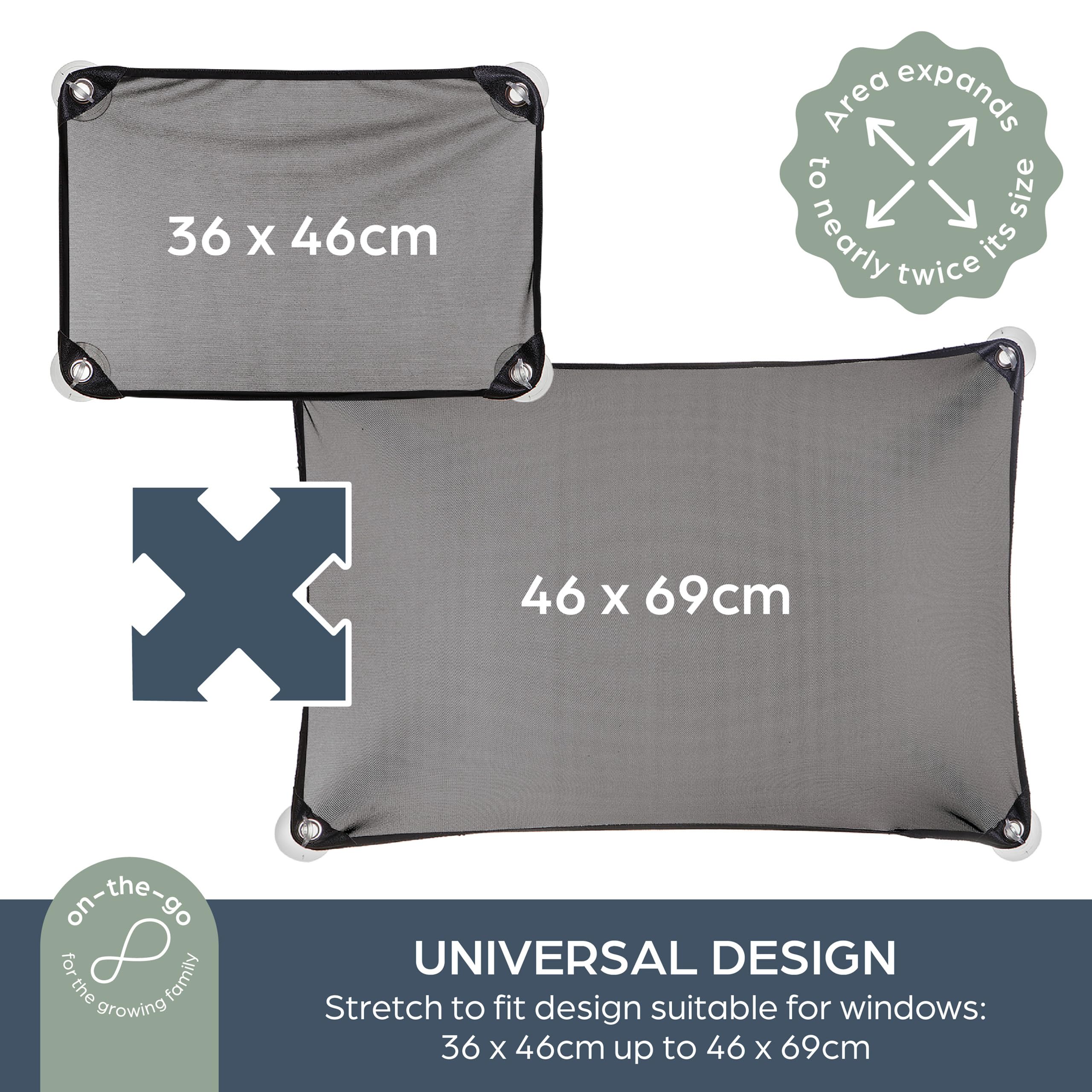 Dreambaby Adjusta-Car Shade - Stretch It, Shape It, Fit It - Adjustable Baby Window Sunshade-Model F293 — view 6