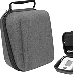Upper Arm Blood Pressure Monitor Case Compatible with Omron7, Omron5, Omron3 Series, BP5255, BP5150, BP5000, BP5100, HEM-790IT, Hard Shell Carrying Case, Protective Travel Bag(Gray)