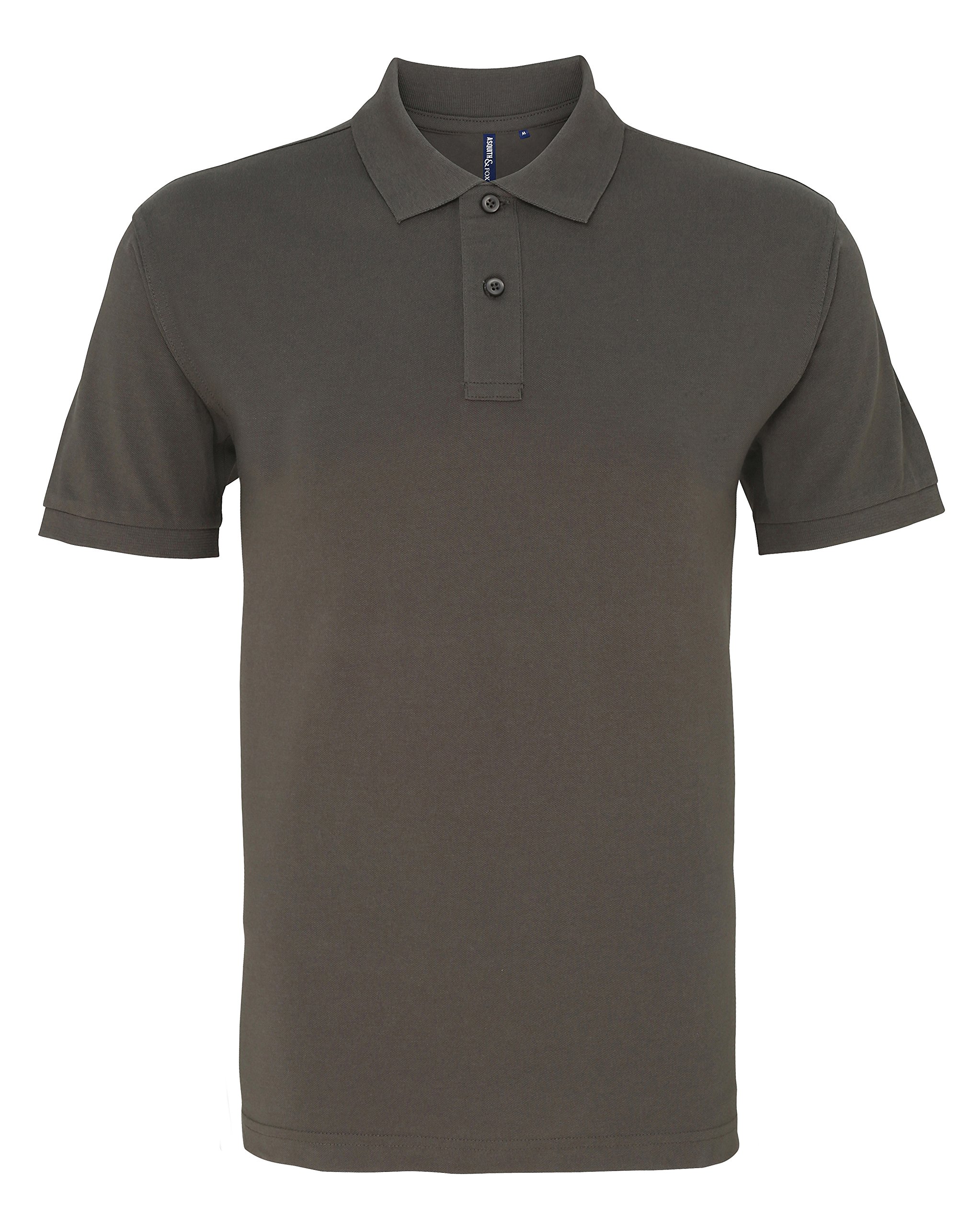 Asquith And Fox Men's Grey (Slate 000) Asquith & Fox Polo Short Sleeve Polo Shirt, X-Large (Manufacturer Size:xl)