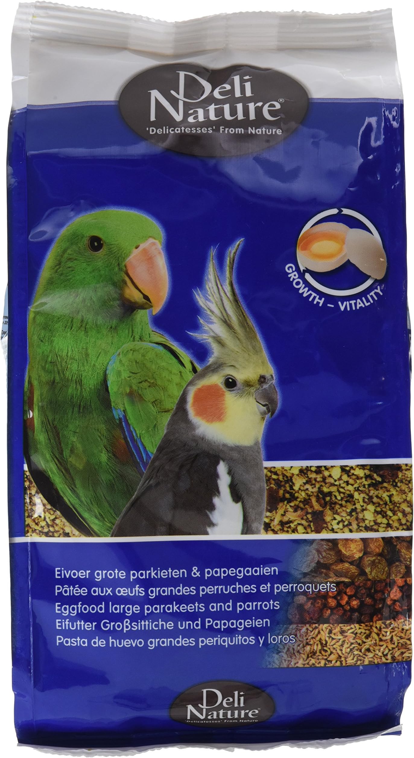 Deli Nature Parrot / Parakeet Egg Food , 800 gram