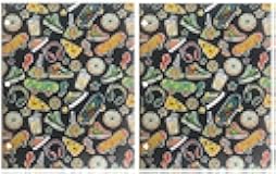 Generic Bundle of (2) Awesome Stay Cool Skateboard and Sneaker Themed 3-Hole 2-Pocket Portfolio Folder for Back to School