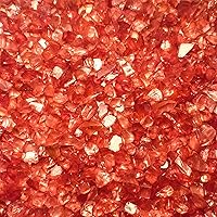 Vista 5 de CYS EXCEL Rellenos de jarrón de vidrio triturado negro (2 libras, aproximadamente 3 tazas) Múltiples opciones de color para acuario grava