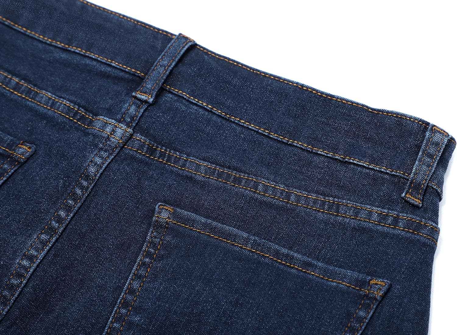 Women's Maxi Pencil Jean Skirt- High Waisted A-Line Long Denim Skirts for Ladies- Blue Jean Skirt - Image 5