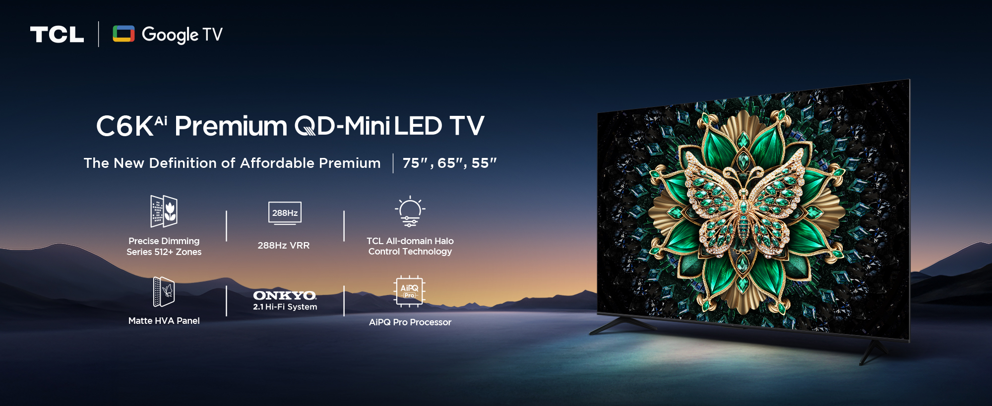TCL 189 cm (75 inches) 4K Ultra HD Smart QD-Mini LED Google TV