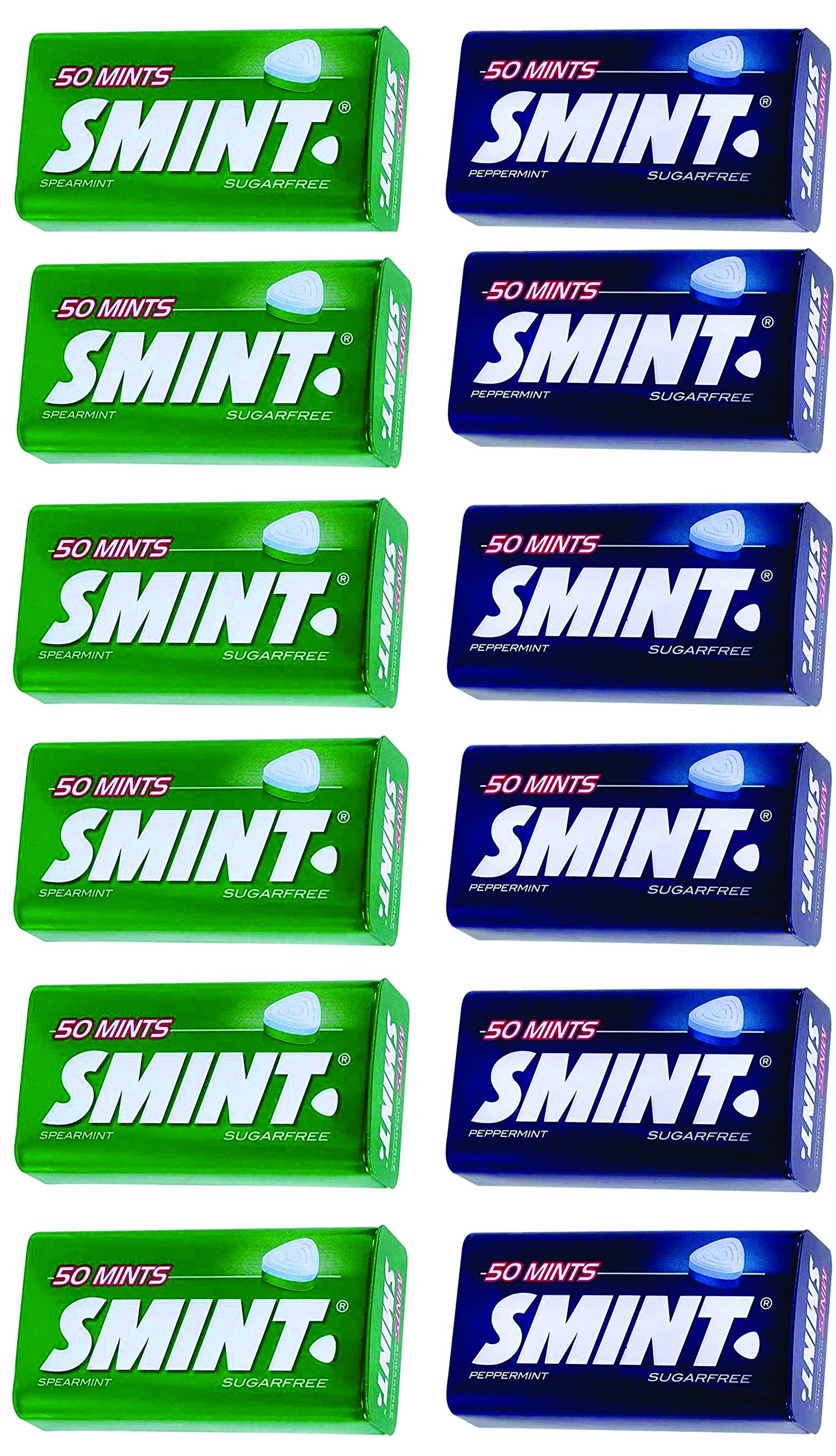SmintMixed Tin, 6 Peppermint & 6 Spearmint Flavour -12 Pack