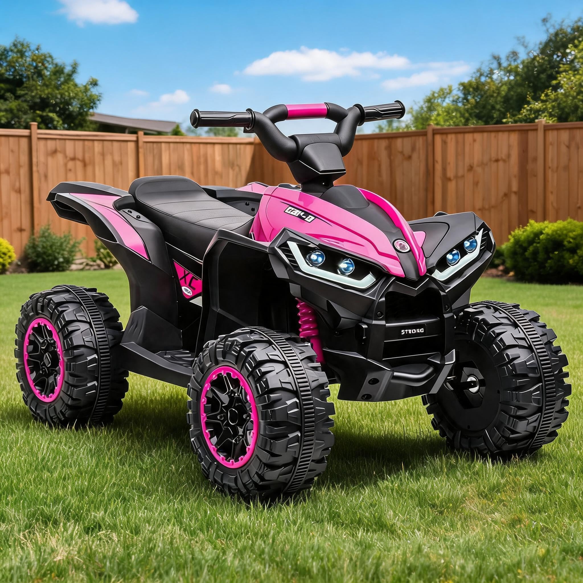Kids Electric ATV Quad Bike 12V Ride on Car with Remote Control Dual 35W