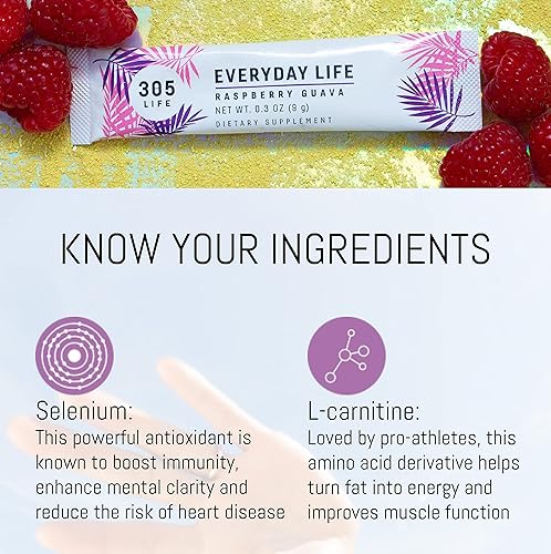 Miniatura 3 de 305 Life Everyday Life Suplemento en polvo de bebida diaria apoyo completo de bienestar todo en 1, refuerzo inmunológico, energía, recuperación