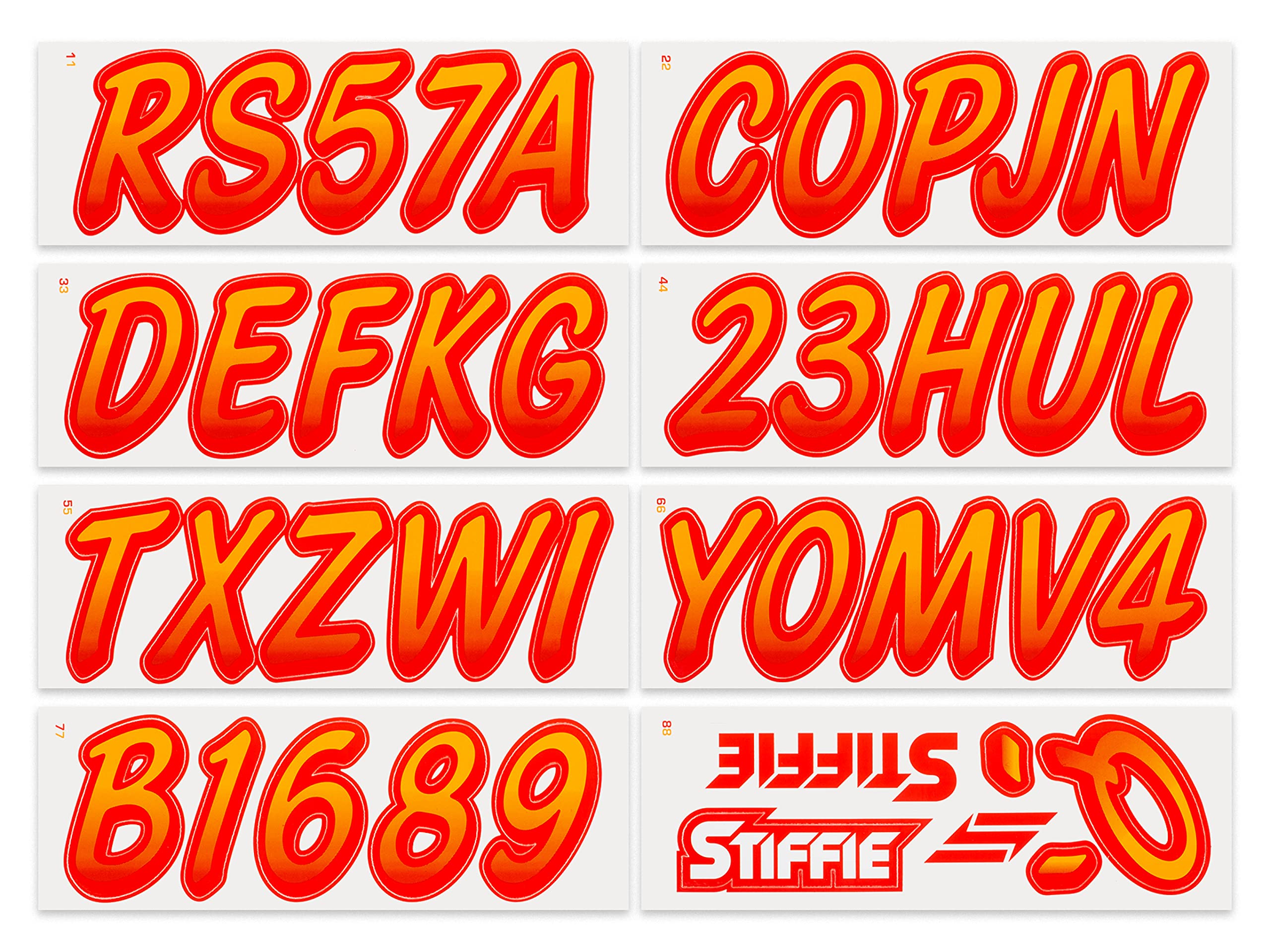 Amazon | Stiffie Whipline オレンジクラッシュ/溶岩レッド スーパー