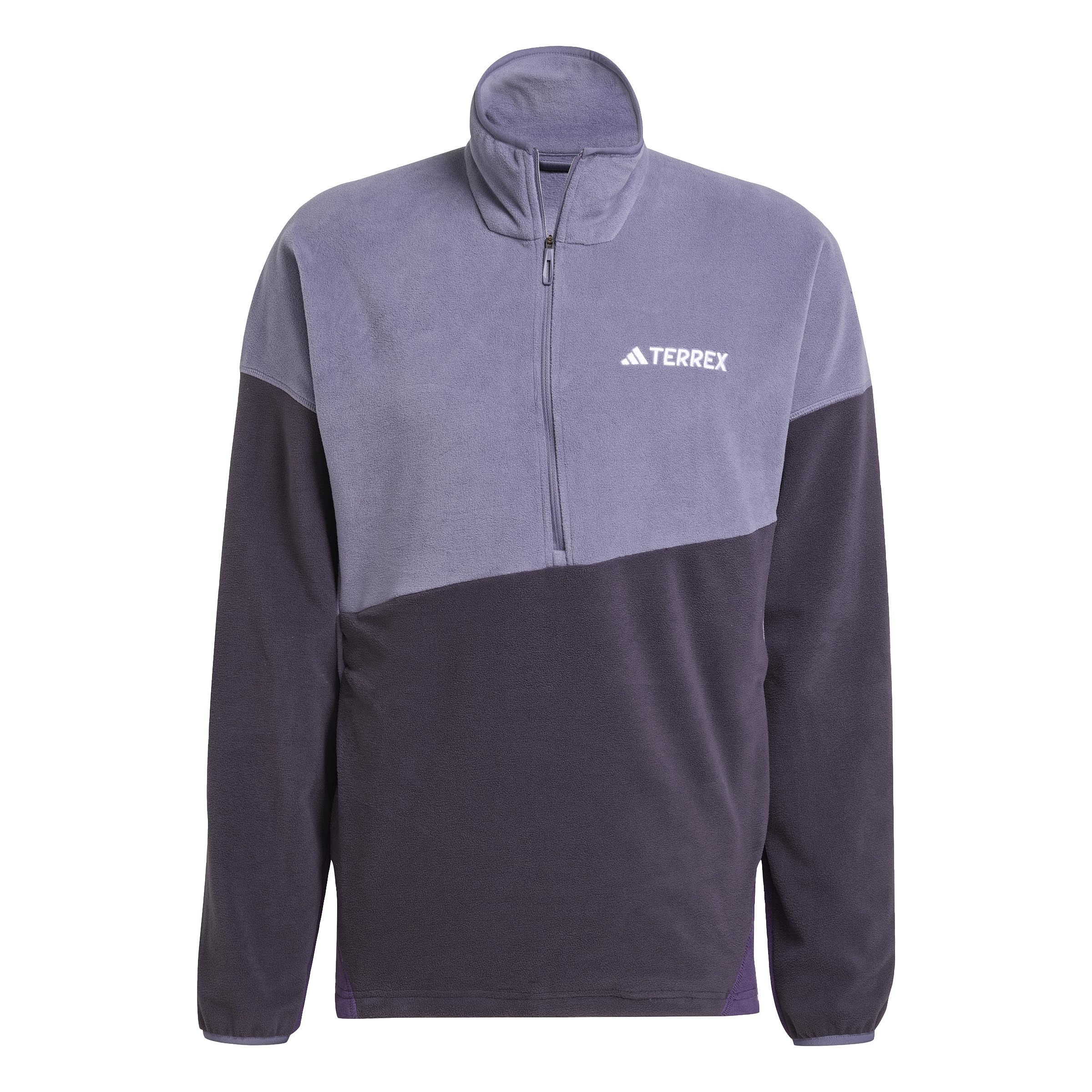 adidas Men's Terrex Multi CLIMAWARM Fleece Anorak, Preloved Violet/Aurora Black/Aurora Plum, S