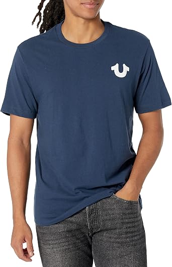 True Religion Men's Short Sleeve Crew 