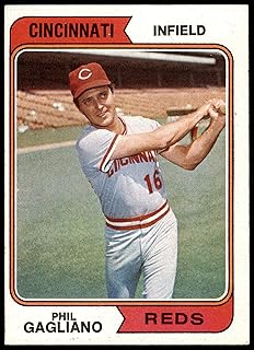 1974 Topps # 622 Phil Gagliano Cincinnati Reds (Baseball Card) PSA PSA 5.00 Reds