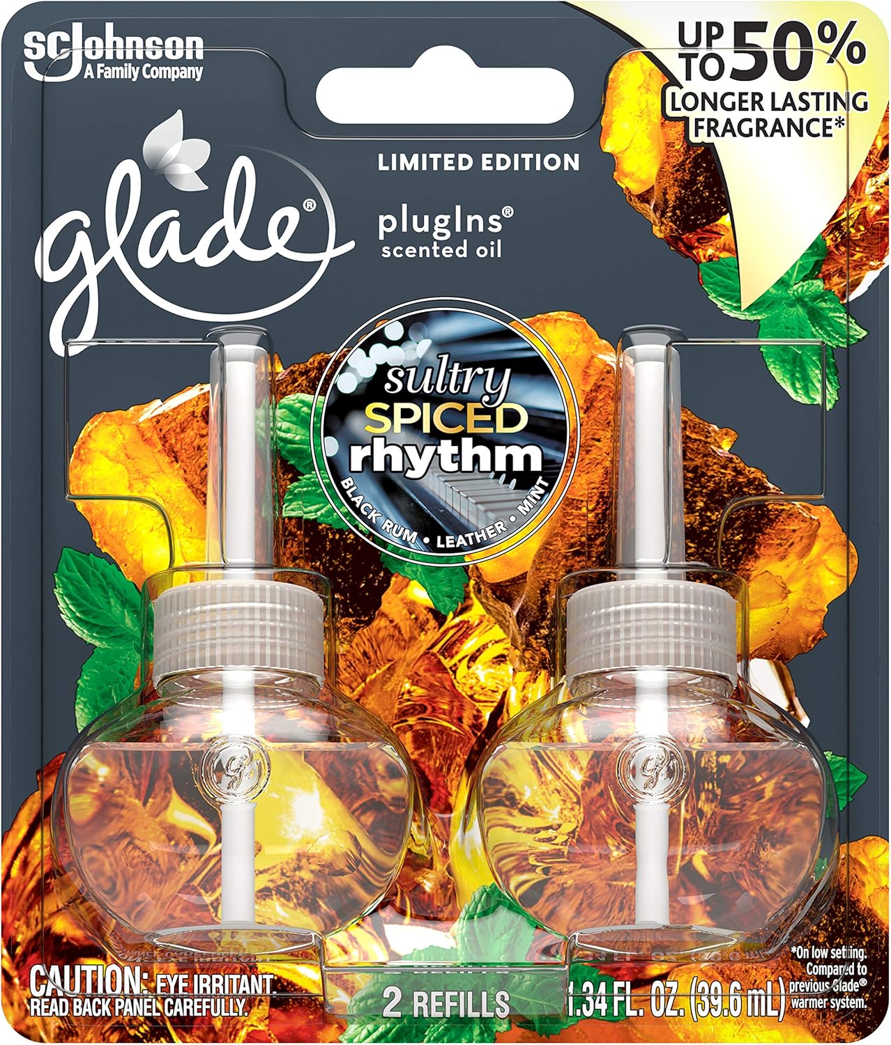 Glade PlugIns Scented Oil Air Freshener Refill Limited Edition Sultry Spiced