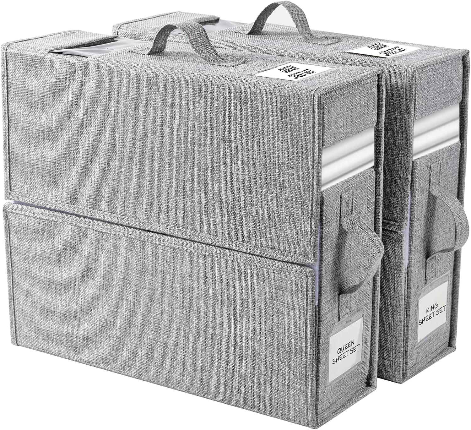 Bellsal 2 Pack Sheet Organizers and Storage, Foldable Bed