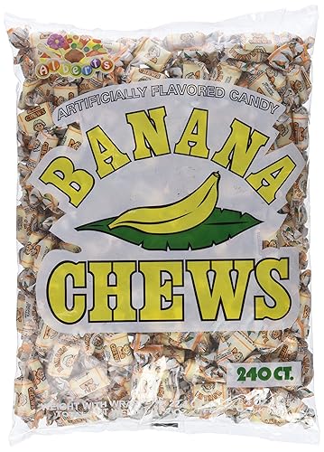 Albert's Masticables de frutas - Sabor a plátano (240 caramelos)