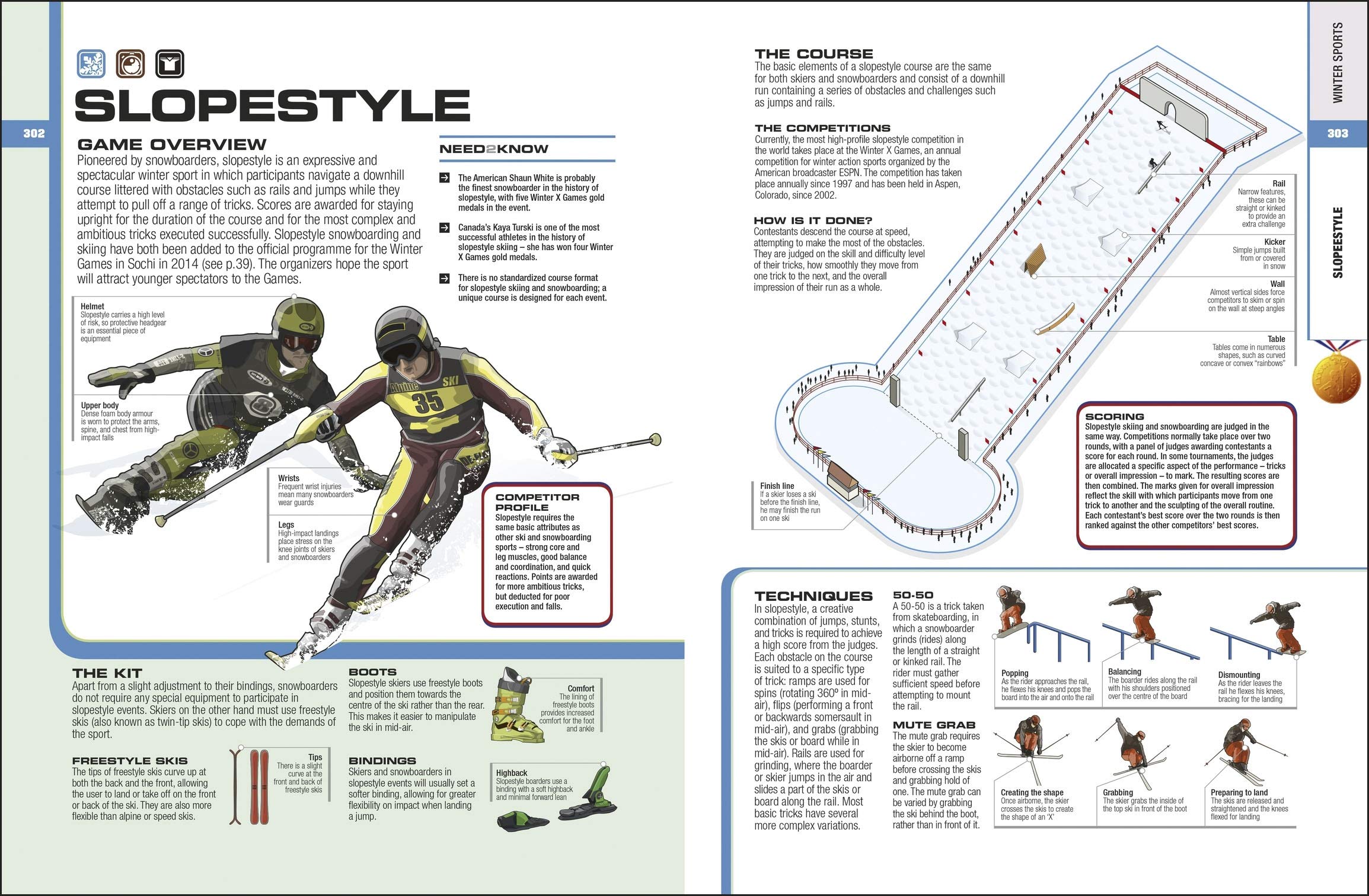 The Sports Book: The Sports*The Rules*The Tactics*The Techniques